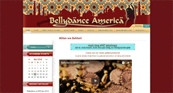 Desktop Screenshot of bellydanceamerica.com